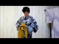 きもの京小町 女優 こばやしあきこ(きものん)ひとりで着付け 動画 【浴衣帯結び編 蝶々結び】