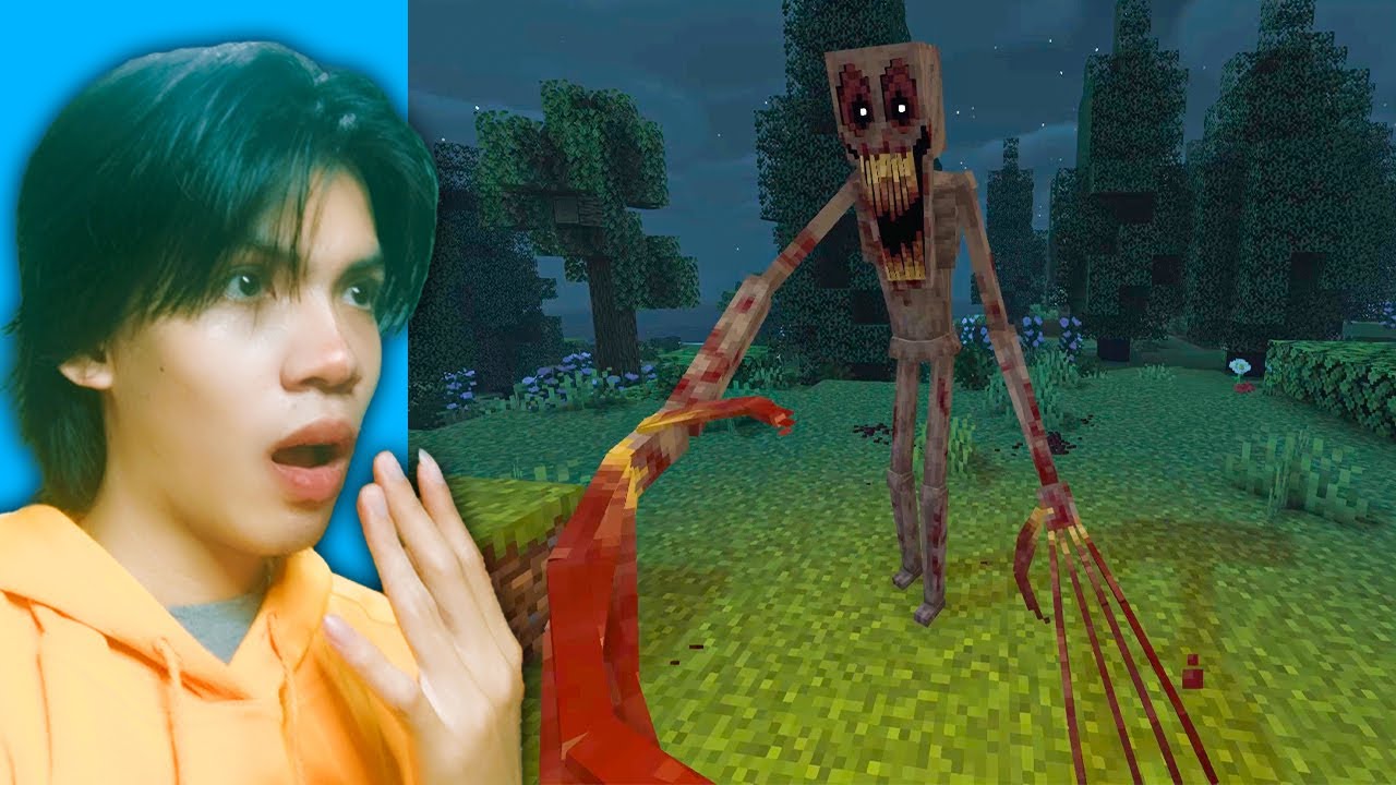ខ្ញុំបានជួបបិសាច The Cryptid ដ៏គួរឱ្យខ្លាចនៅក្នុង Minecraft - YouTube
