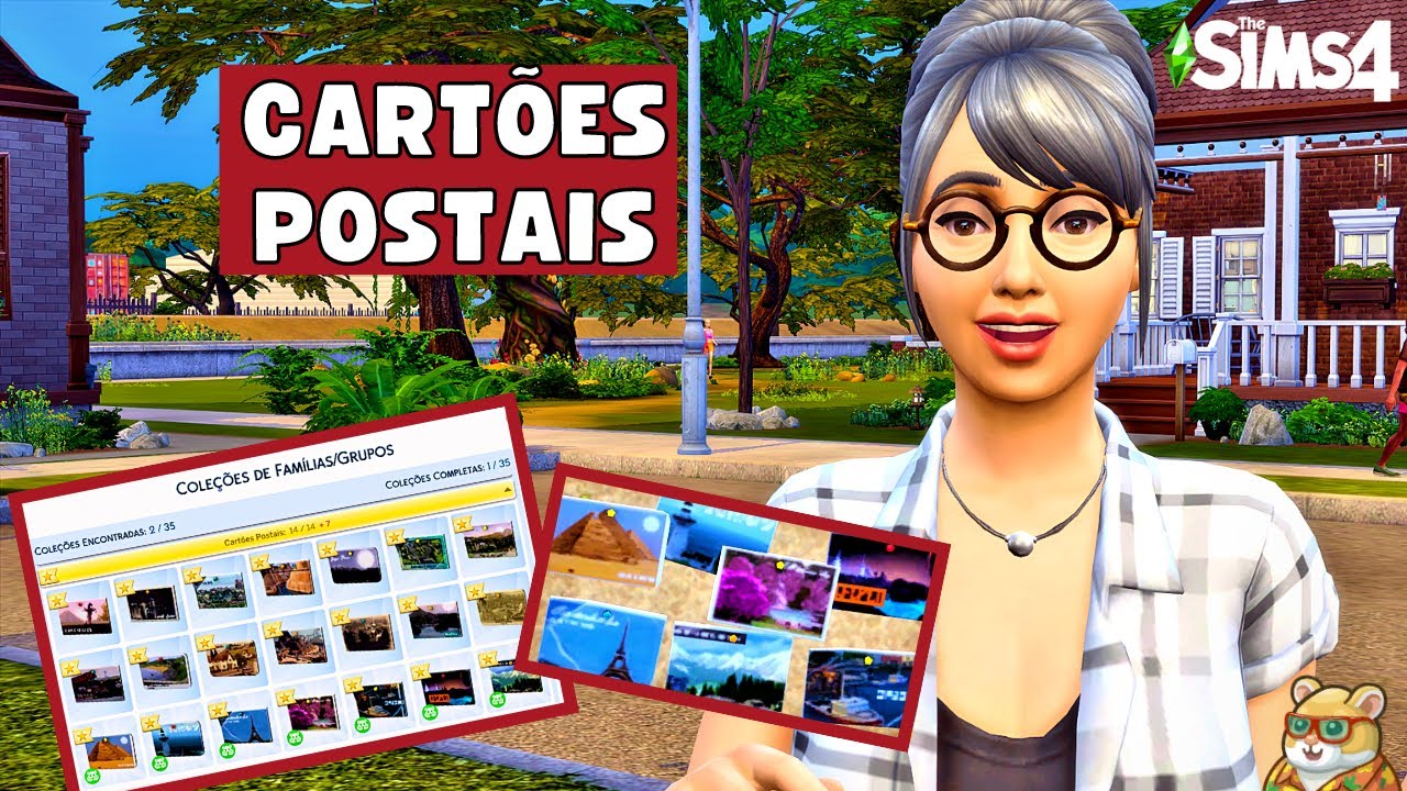 Sims Complete Postcard Collection TUTORIAL - COMO CONSEGUIR COMPLETAR A COLEÇÃO DE CARTÕES POSTAIS NO THE ...