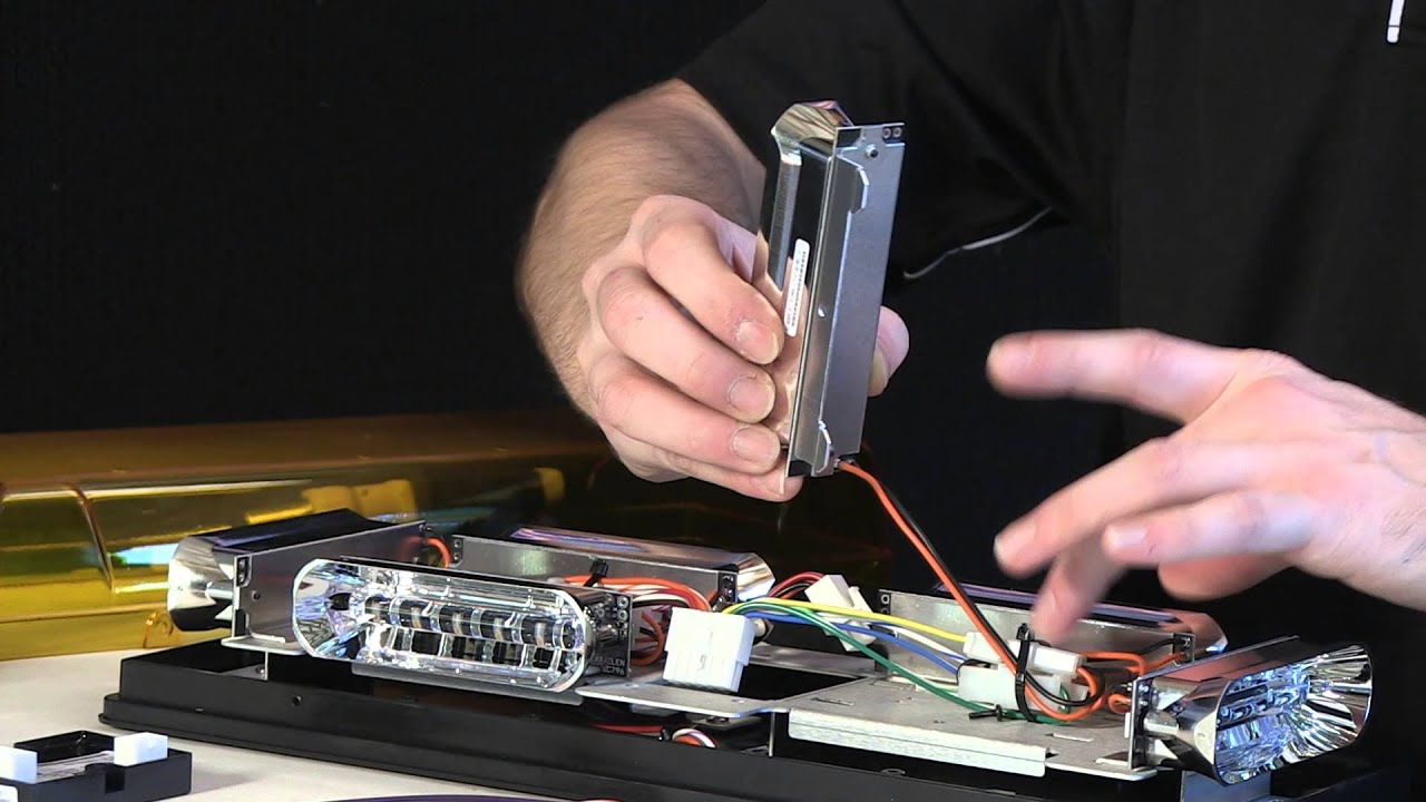 Chris shows us inside a Whelen Responder Linear Super-LED Mini Lightbar -  YouTube