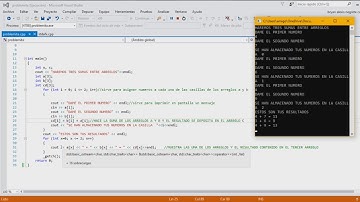 SUMA DE ARREGLOS EN C++
