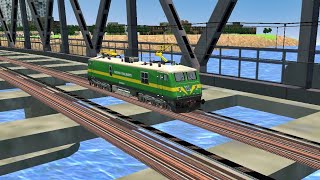 WAG-9 Electric Locomotive Crossing Water Bridge 🌉 | Indian Train Simulator  screenshot 2