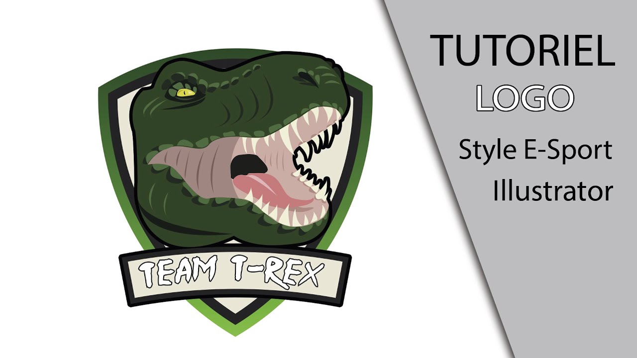 Tutoriel comment cr er un  Logo  style E sport sur  