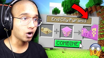 Minecraft But You can COMBINE STRUCTURES!