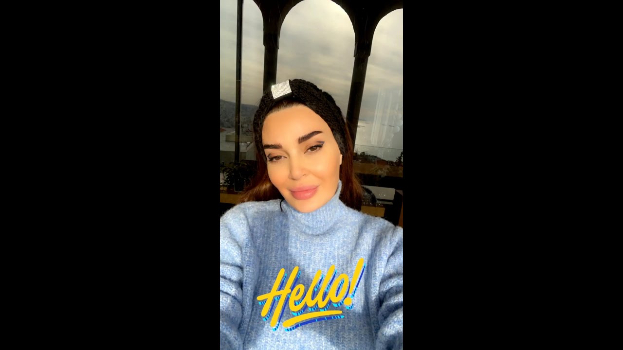 سيرين عبدالنور بعيد ميلاد بنت اختها إلسا ماريا 🥳