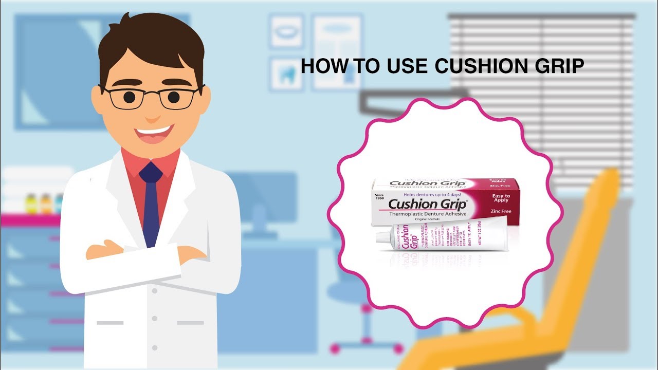 How to Use Cushion Grip Denture Adhesive