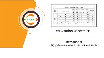 Thống kê cốt thép - Tổng hợp số lượng cốt đai