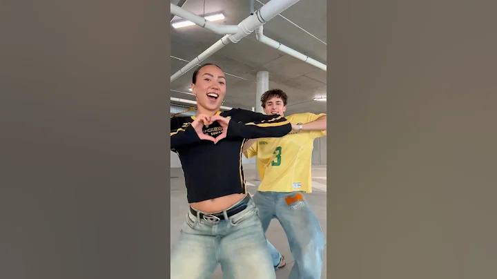 CONFESS YOUR LOVE VIRAL TIKTOK DANCE TREND 💛 Cadel and Mia #shorts #funny #tiktok
