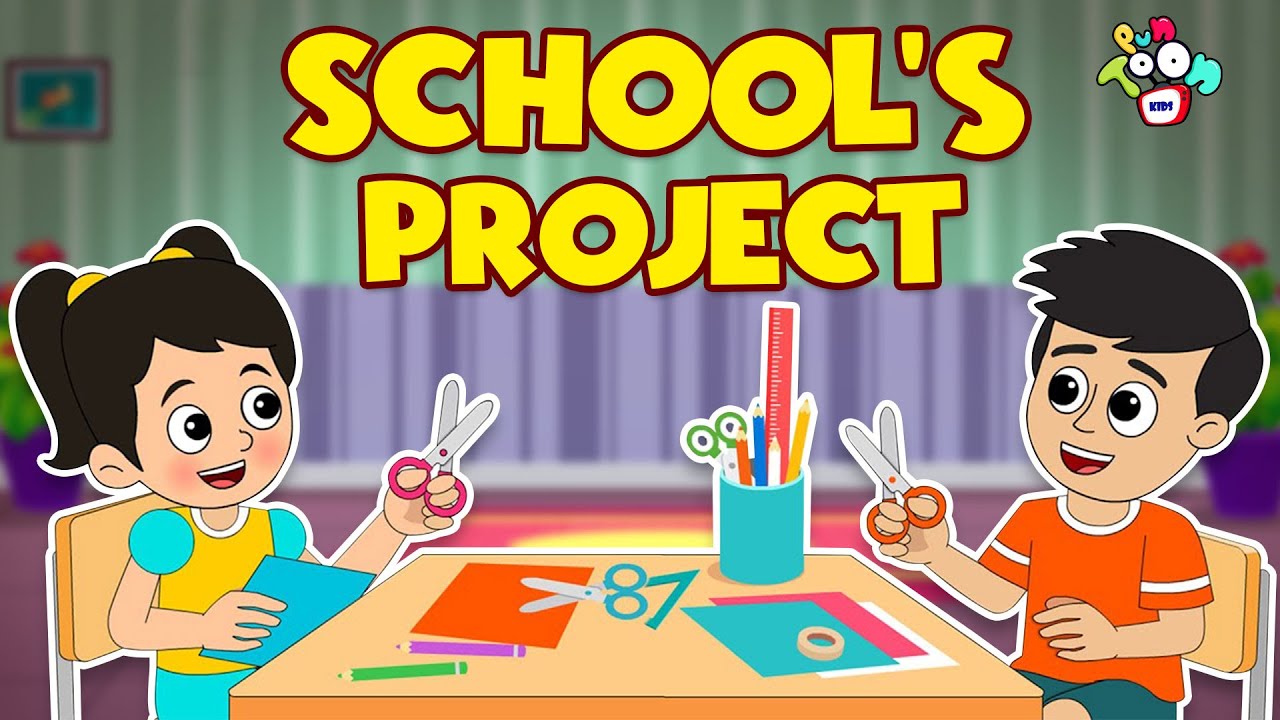 ⁣School's Project | Science Project | Animated Stories | English Cartoon | Moral Stories | PunToon