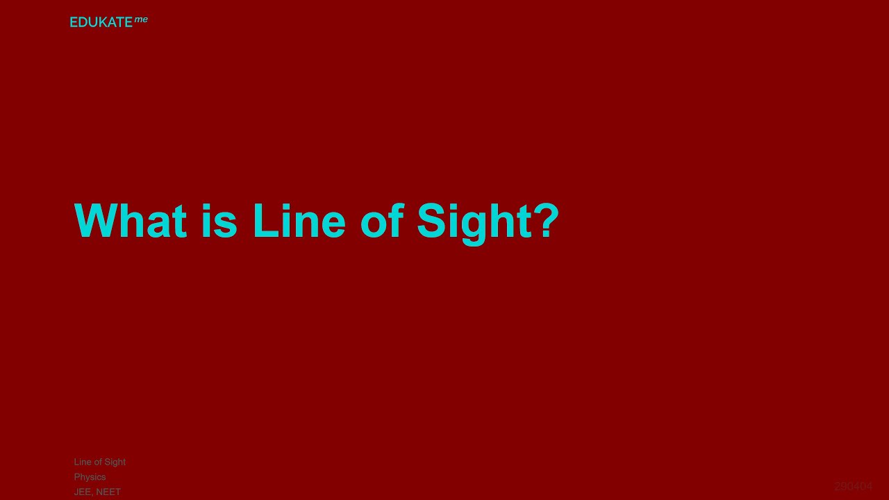 What is Line of Sight? - YouTube