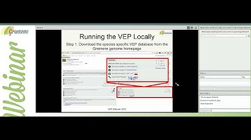 Gramene Webinar Nov 2015: Variant Effect Prediction analysis using Stand-alone Perl scripts