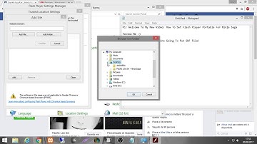 Ninja Saga   Tutorial How To Set Flash Player Portable