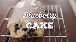 ブルーベリーケーキの作り方 Blueberry cake recipe