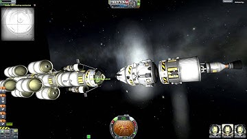 Kerbal Space Program - Mission to Vall part 2: Docking and Orbital Transition
