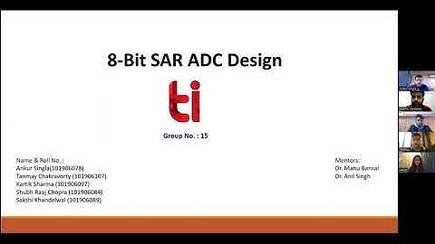 8 Bit SAR ADC Design