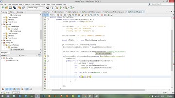 JAVA swing 6 :  how to use JTable