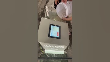 Despite transparent body our auto fish counting machine still works well