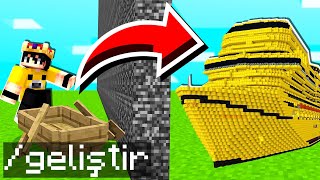 Minecraft'ta /GELİŞTİR Komutu İLE SALAK KARDEŞİMİ TROLLEDİM!