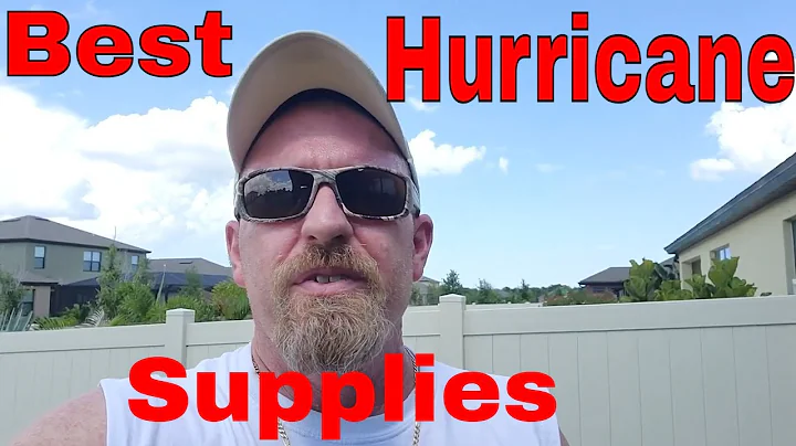 Preparing for a Hurricane checklist