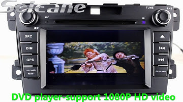 HD 7" 2007 2008 2009 2010 Mazda CX-7 dvd player navigation system touch screen support SWC