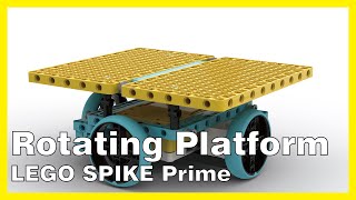 《LEGO Rotating Platform 旋轉展示台》 - LEGO SPIKE PRIME | Xiao Pang