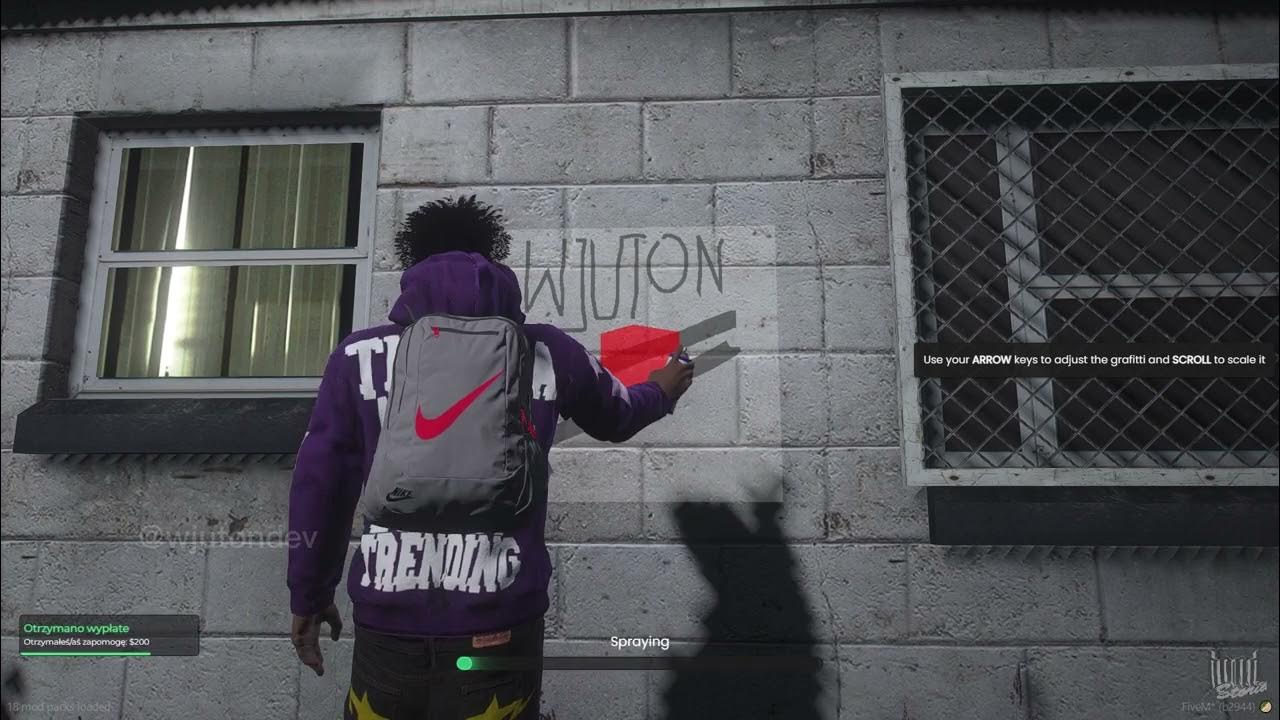 Graffiti spray fivem script youtube