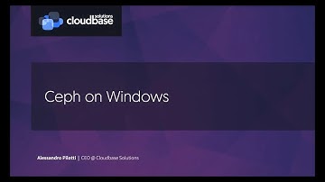 Ceph Month 2021: Ceph On Windows