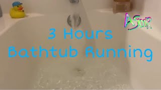 3 Hours Bathtub Filling  White Noise ASMR  Soothing Sounds for Sleep and Relaxation