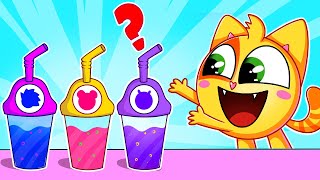 Live Stream 24/7 Yummy Rainbow Milkshake + Funniest Kids Cartoons by Baby Zoo Cat Edition