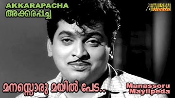 Manassoru Mayilpeda  | K J Yesudas | Vayalar