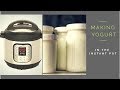 How to make yogurt in the Instant Pot
