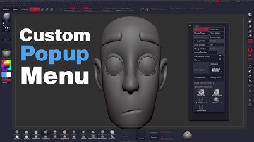 How To Create A Custom Popup Menu In ZBrush