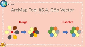AMT #6.4 | Merge và Disolve trên phần mềm ArcMap | Đều dùng để gộp vector nhưng mà nó lạ lắm!