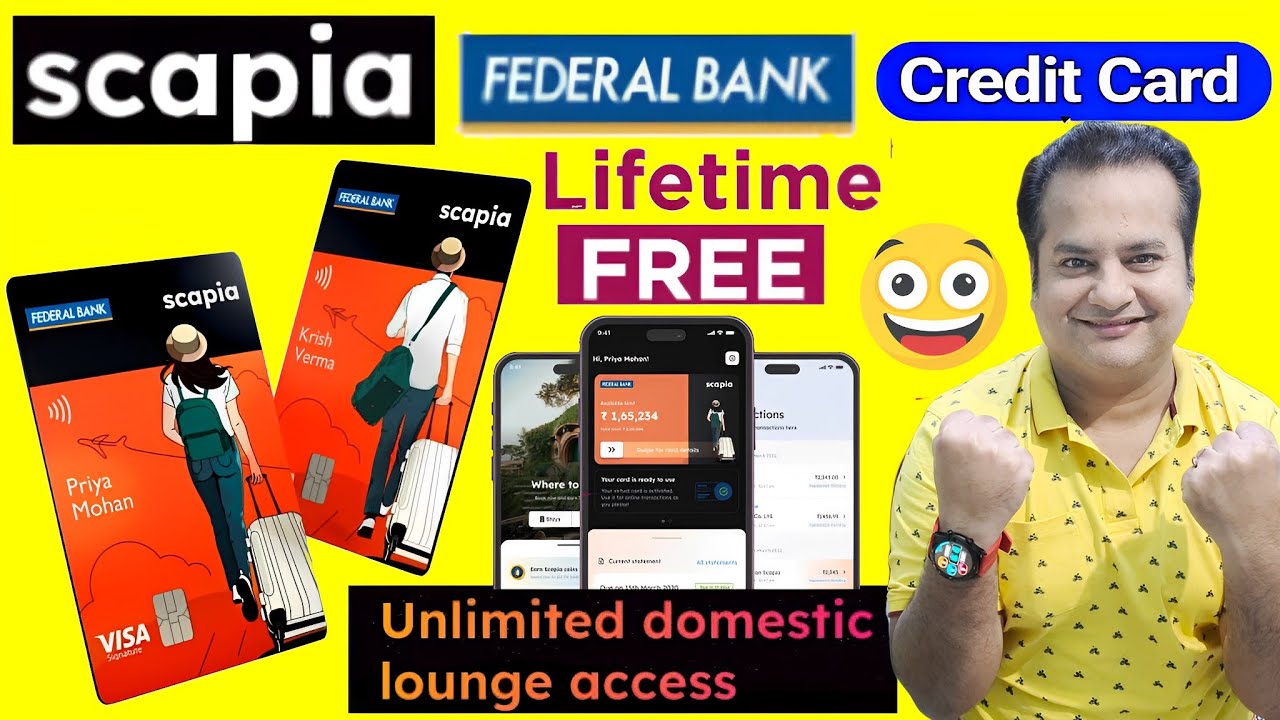 Federal Bank Scapia Credit Card Launched | 10% Cashback | Lifetime Free ...