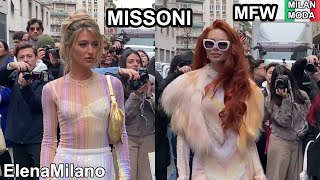 Missoni Fashion Show Milan Fashion week 🇮🇹 #italy #milan #mfw