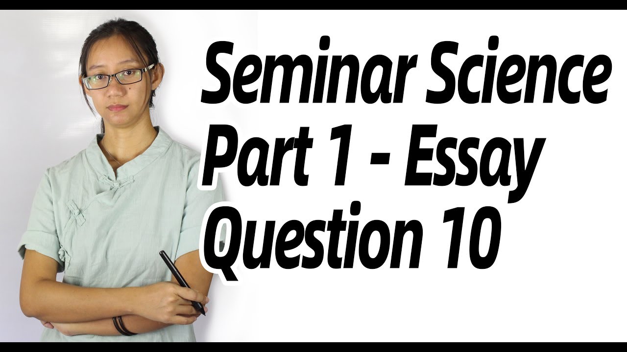 seminar essay writing