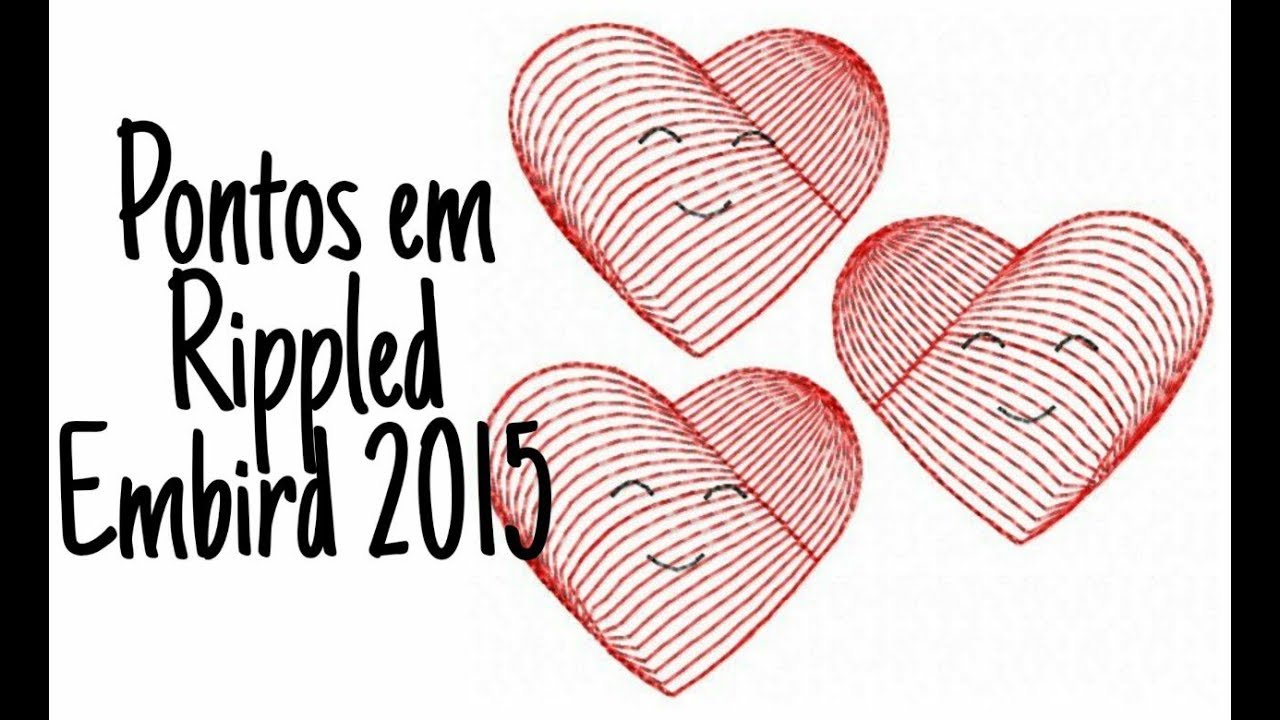 Pontos em rippled no embird 2015
