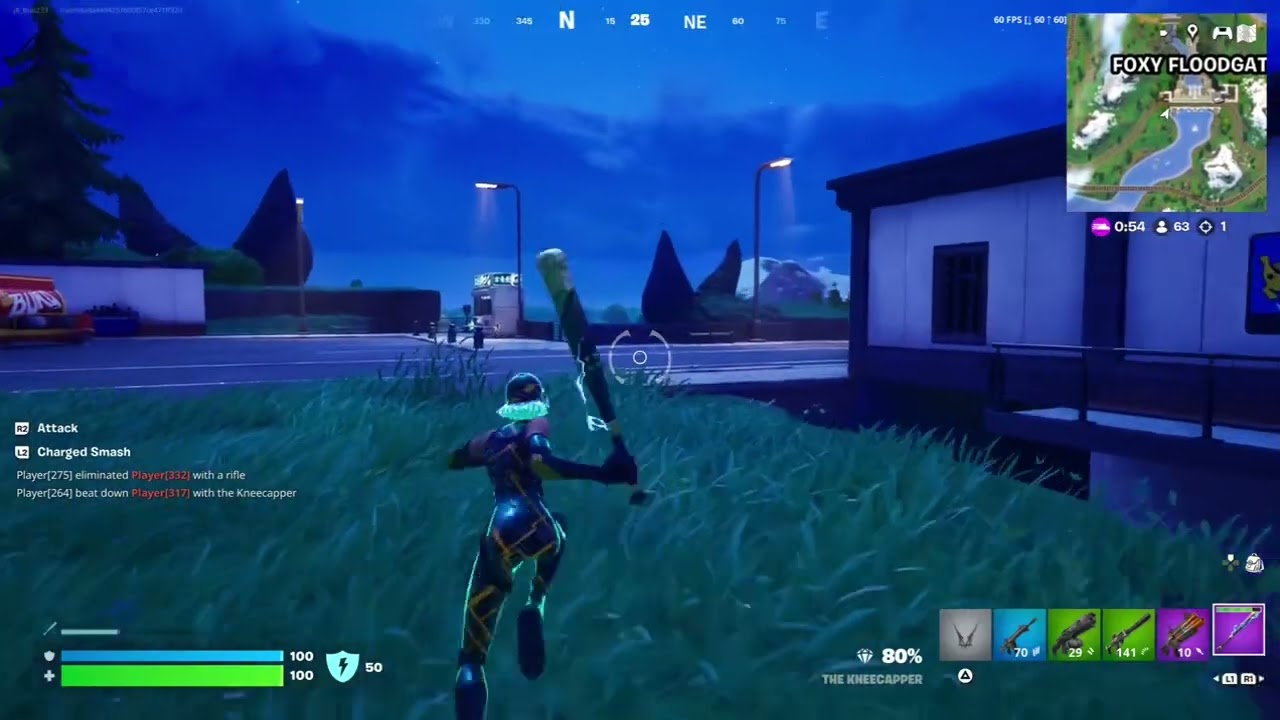 Fortnite kneecap shot 