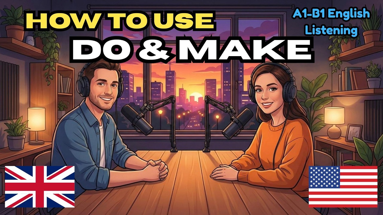 Do vs Make Explained for Beginners | English Grammar Made Easy | Real Life English Listening