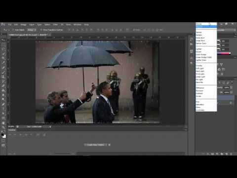 การทำเอ็ฟเฟ็กท์ฝนตกด้วย Photoshop