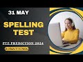 Pte spellings test 2024  most important spellings pte