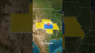 The U.S. State Farthest From Any Ocean ๐ณ
