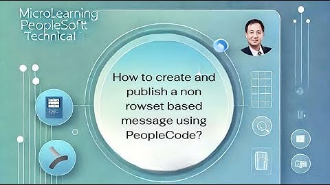 How to create and publish a non rowset based message using PeopleCode?