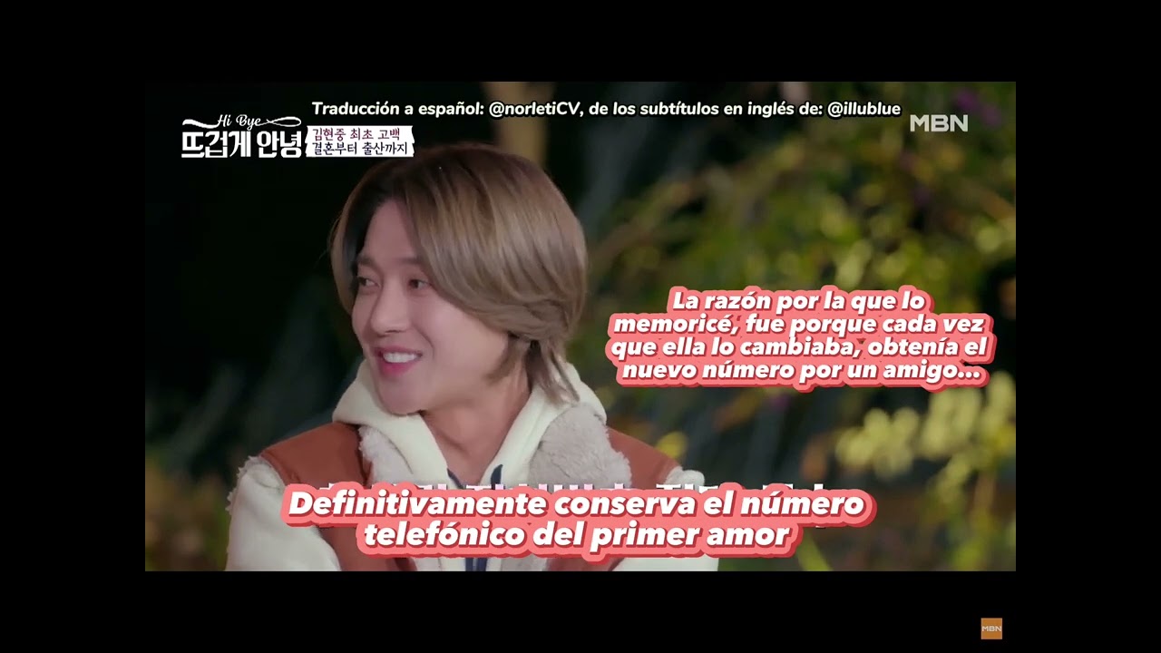 [MBN] [ESP] Kim Hyun Joong - Hablando de Su esposa..su primer amor ❤️