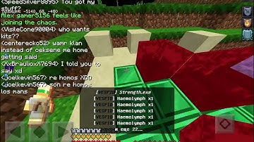 I open my shop in 2b2tpe and cord drop 90 subscribers)