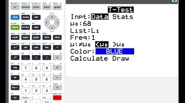 Hypothesis Test for the Paired t Test with the TI 84