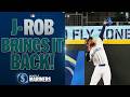 Julio Rodríguez  GETS UP for an INCREDIBLE HOME RUN ROBBERY! 🤯🙅 | MLB Highlights