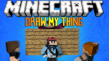 Minecraft Mini-Game: DRAW MY THING /w CraftyGarrett,Vaecon, & Dartron!