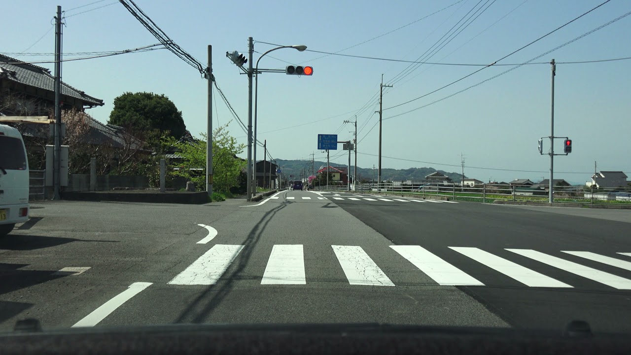 4K 愛媛県道23号など 下り・伊予方面 等速 愛媛県東温市→松山市→砥部町→伊予市・国道378号まで YouTube