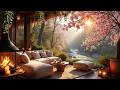Your Peaceful Spring Porch Awaits Fireplace Crackling River Serenity Slow Down Heal Your Peaceful Spring Porch Awaits Fireplace Crackling River Serenity Slow Down Heal